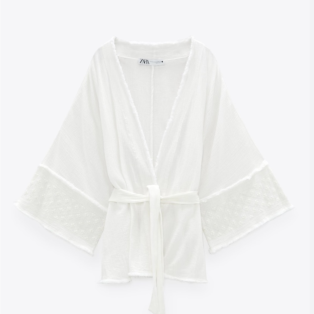 Zara - belted kimono - size: xs-s